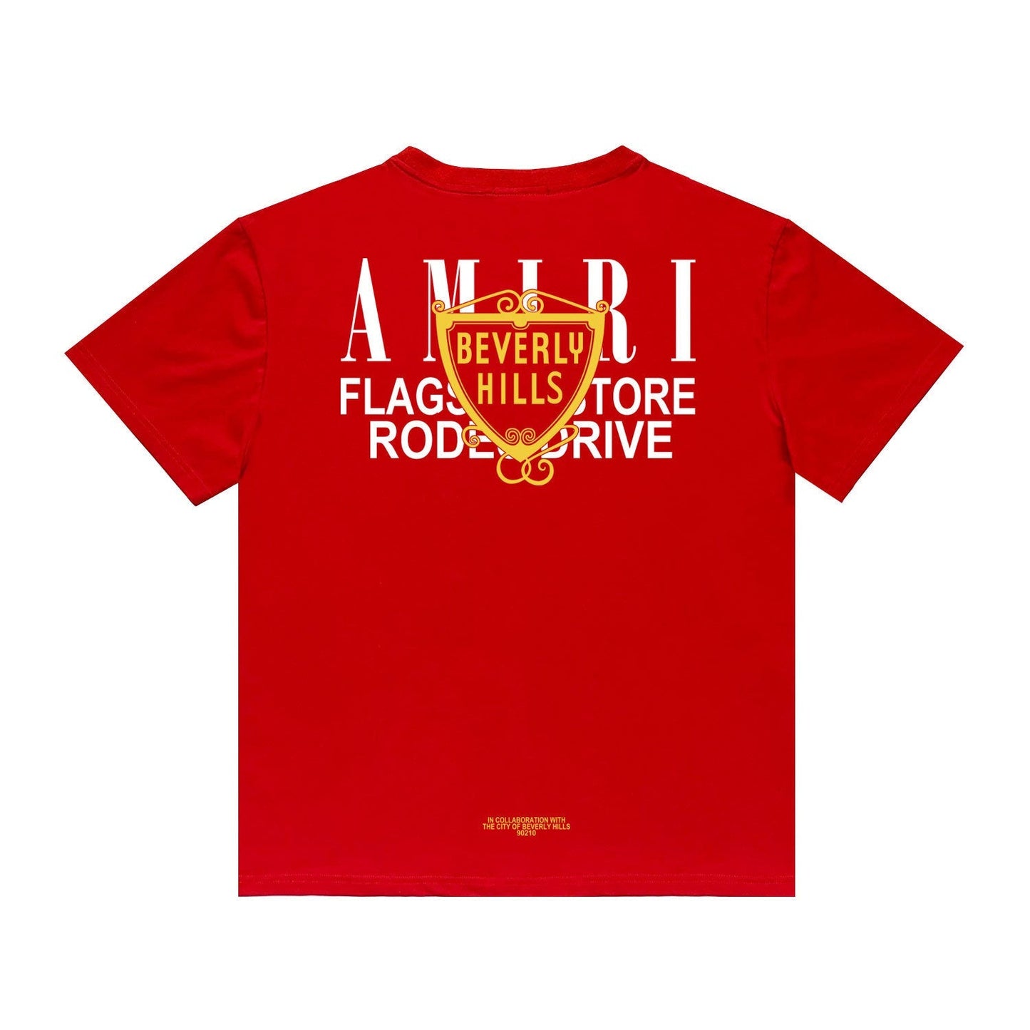 Amiri T Shirt Printed Casual Hip Hop High Street round Neck Short Sleeve T-shirt