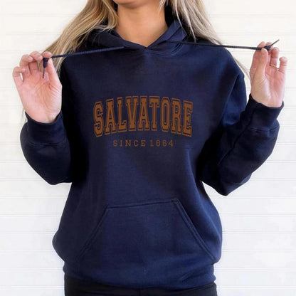 Salvatore Since 1864 Hoodie Mystic Falls Hoodie Vampire Diar