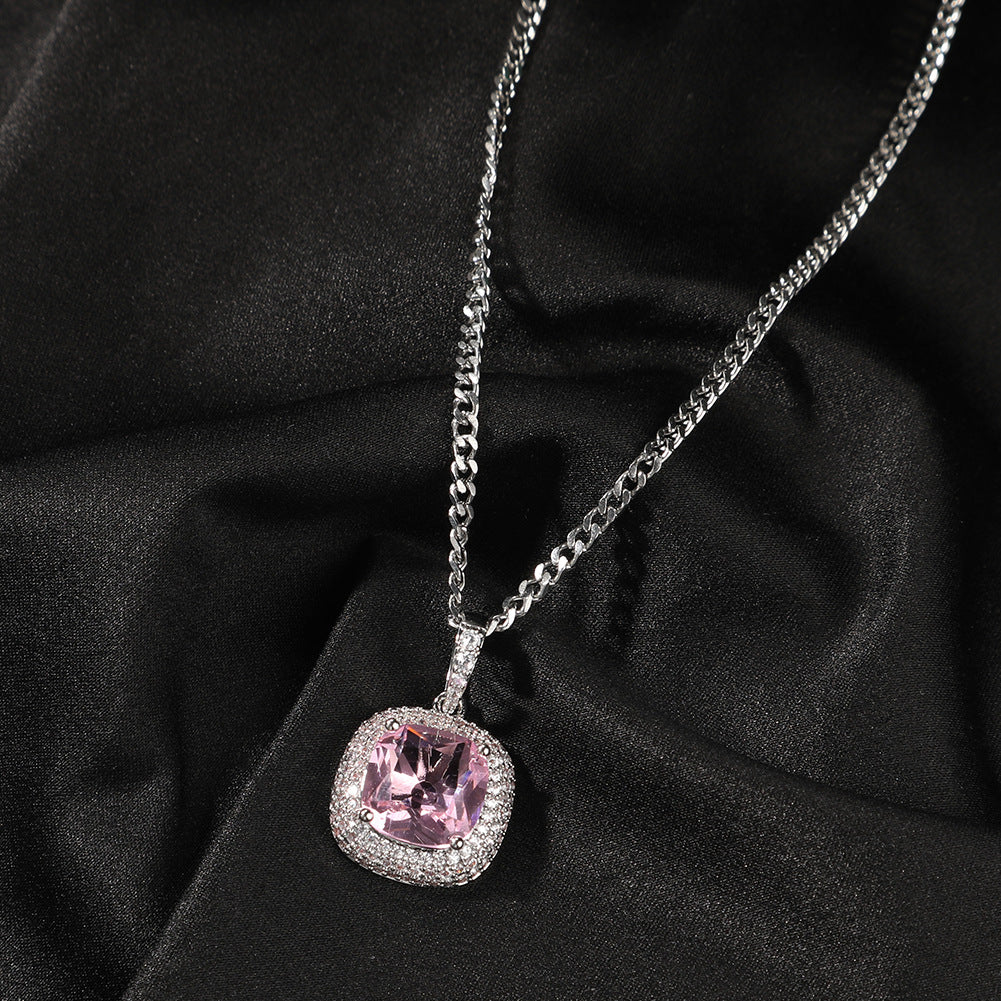 Jewelry Hip Hop Zircon Pendant Hiphop Trend ins St. Valentine's Spectrum