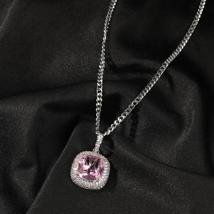 Jewelry Hip Hop Zircon Pendant Hiphop Trend ins St. Valentine's Spectrum