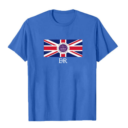 Inspired by Queen's Platinum Jubilee 2022 Elizabeth 70 Years T-shirt Printed Crew Neck
