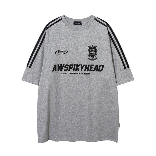 Men T-Shirt Sports Jersey round Neck Short Sleeve T-shirt