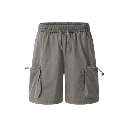 Men Shorts Large Workwear with Pocket Shorts Loose Breathable