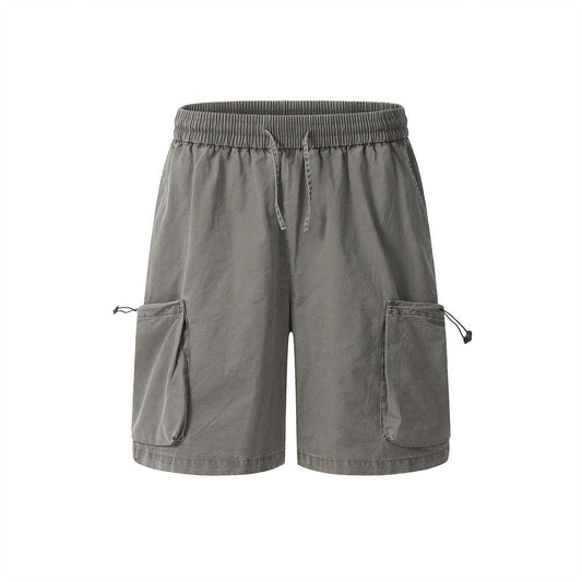 Men Shorts Large Workwear with Pocket Shorts Loose Breathable
