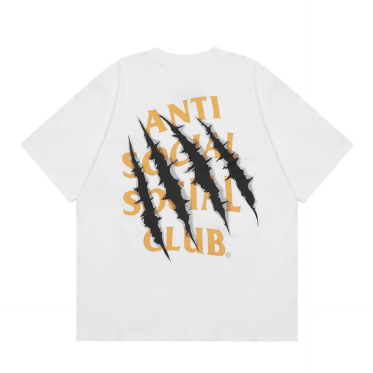 ANTI SOCIAL CLUB T-Shirt Casual Short Sleeve T-Shirt