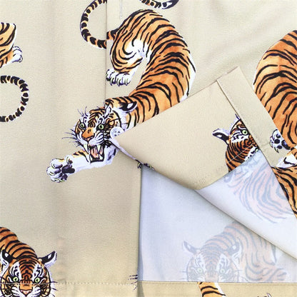 GUILTYPARTIES TIGER Shirts Hawaiian short-sleeved shirts