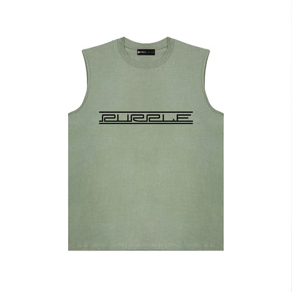 Purple Brand Tank T Shirts Sleeveless T-shirt Vest