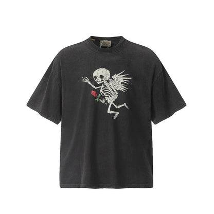 Unisex T-Shirts GALLERY DEPT Angel Skull T-Shirt
