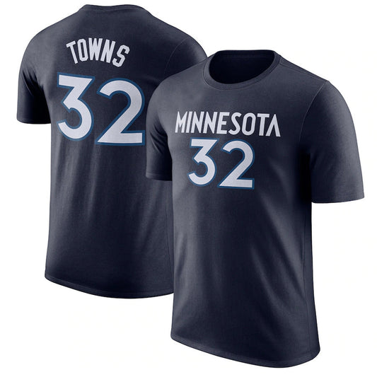 NBA T-Shirts NBA Jersey T-Shirt Timberwolves Anthony Basketball Jacket Short Sleeve