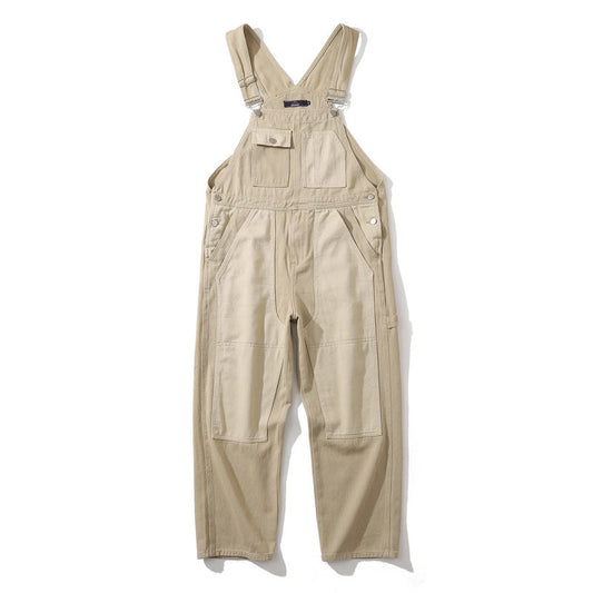 Cargo Pants Japanese Loose Jumpsuit