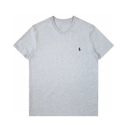 Ralph Lauren T Shirts Embroidered V-Neck Top