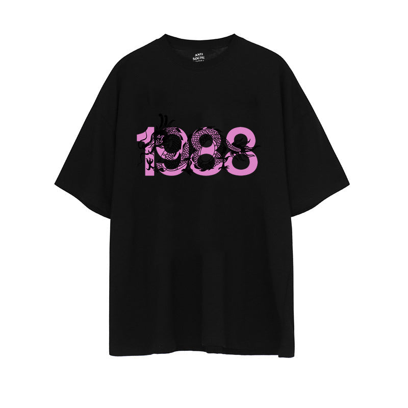 Anti Social Club T Shirt Summer Short Sleeve T-shirt