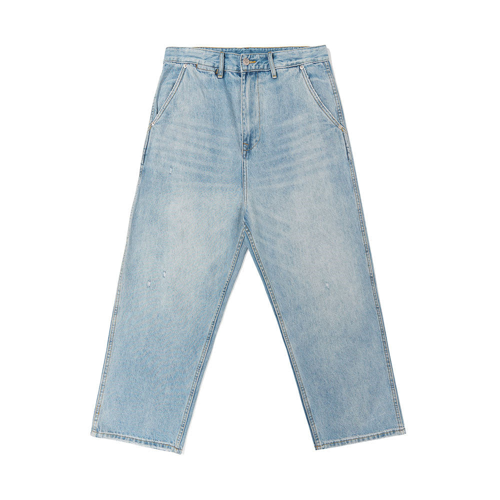 Men Jeans Distressed Worn Jeans Hip Hop Loose Casual