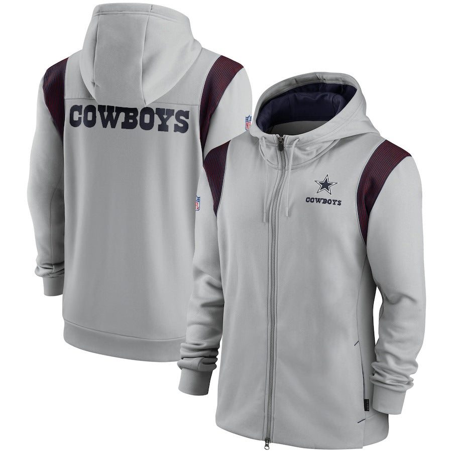 NFL Hoodie Outdoor Sports Men's Cardigan Hooded NFL Football