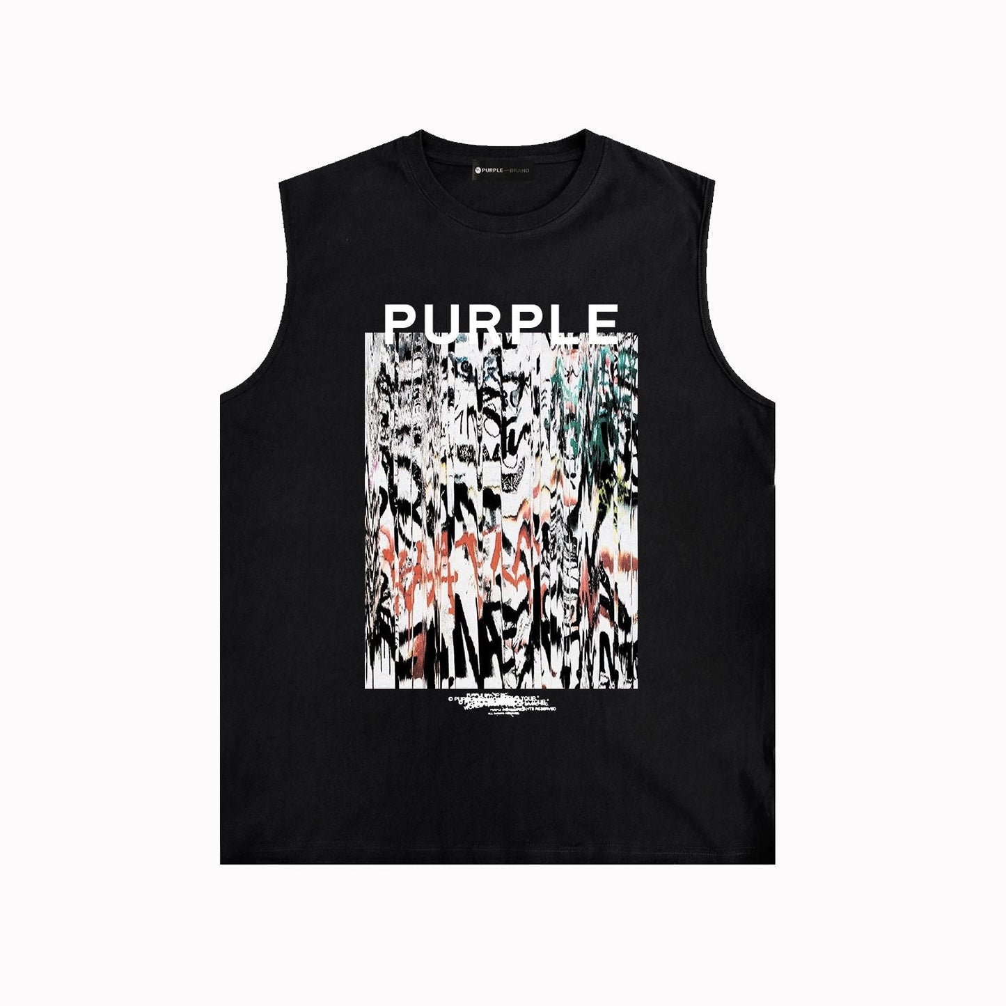 Purple Brand Tank T Shirts Sleeveless T-shirt Vest