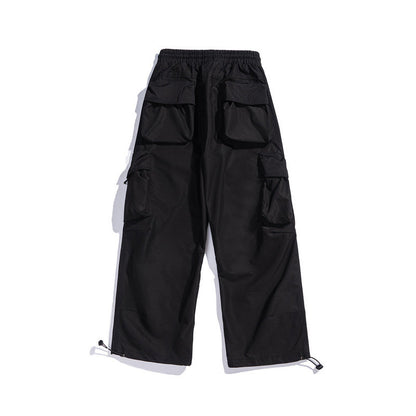 Cargo Pants Three-Dimensional Large Pocket Pure Color Japanese