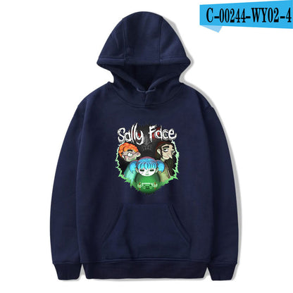 Sally Face Hoodie Game Character Printing Fashion Personality