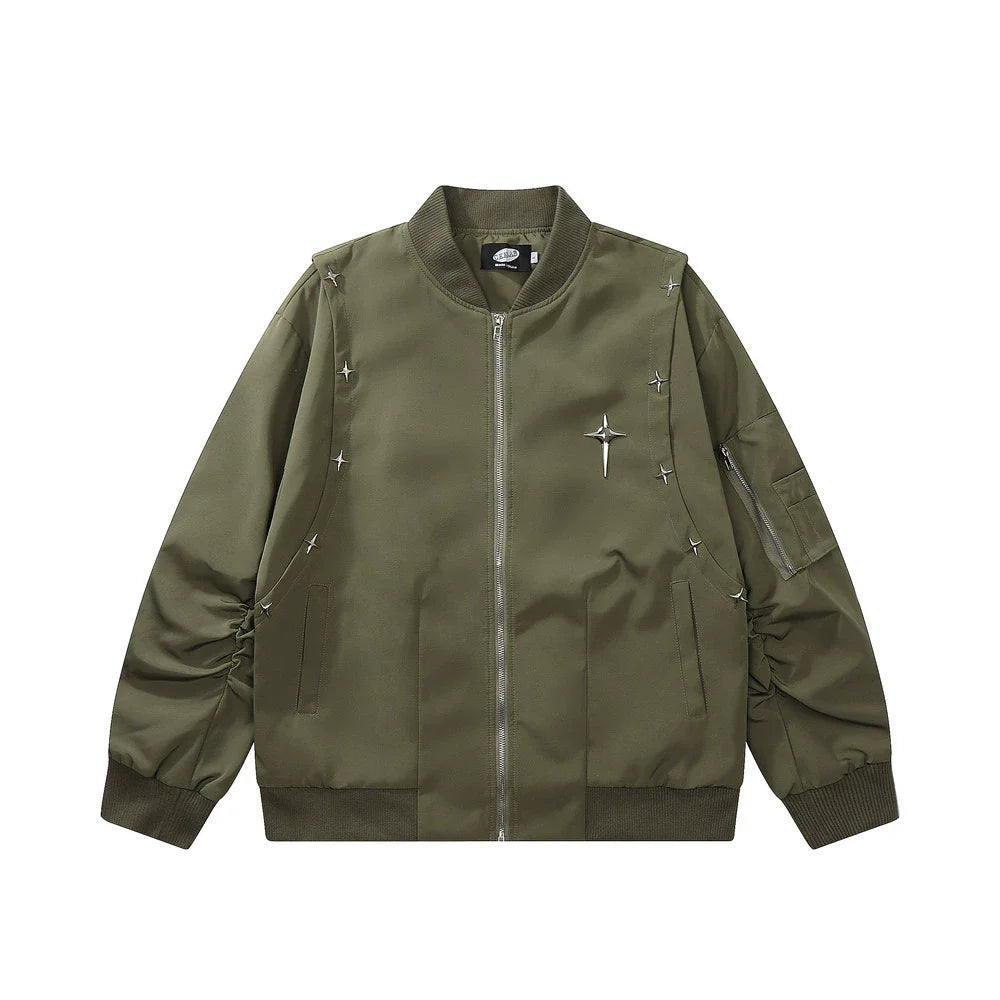 Men Jacket Coat XINGX Decoration Baseball Uniform Jacket