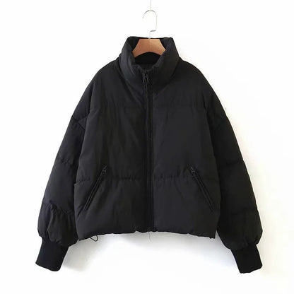 Women Cotton Coat Loose and Warm Idle Style down Jacket