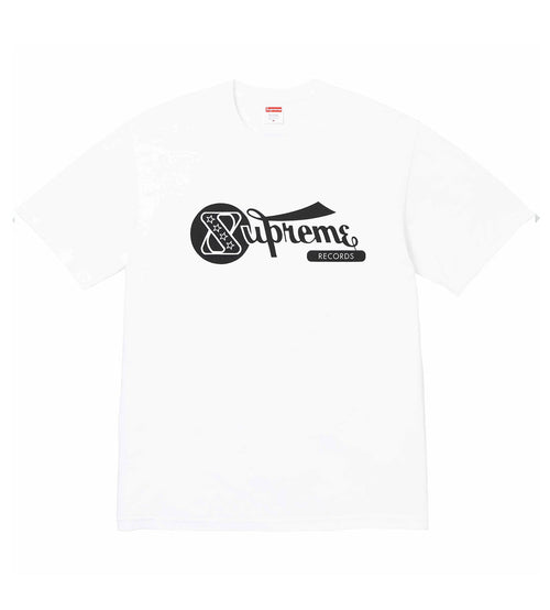 Supreme Records Tee White