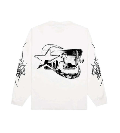 Restock AR Chrome White Long Sleeve Tee