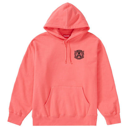 Supreme Anti Bright Coral Hoodie