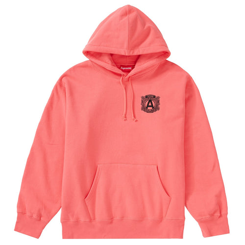 Supreme Anti Bright Coral Hoodie
