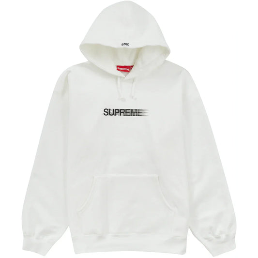Supreme Motion Logo White Hoodie