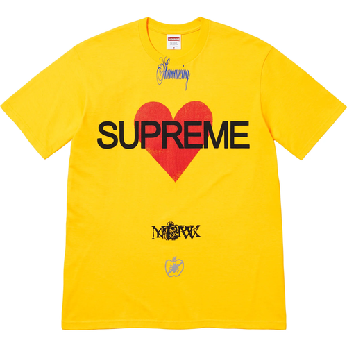 Supreme Announcing Yellow Tee