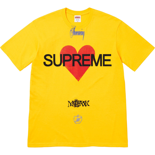 Supreme Announcing Yellow Tee