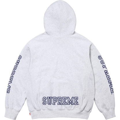 Supreme Collegiate Sleeve Ash Grey Hoodie