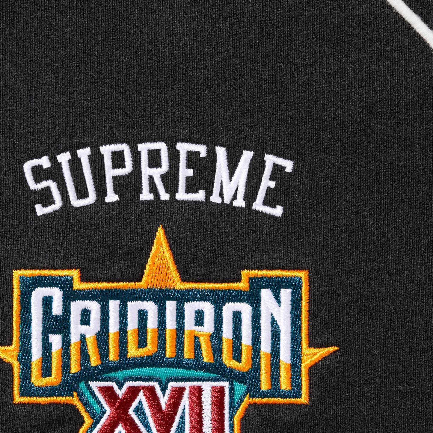 Supreme Playoffs Black Zip Up Hoodie
