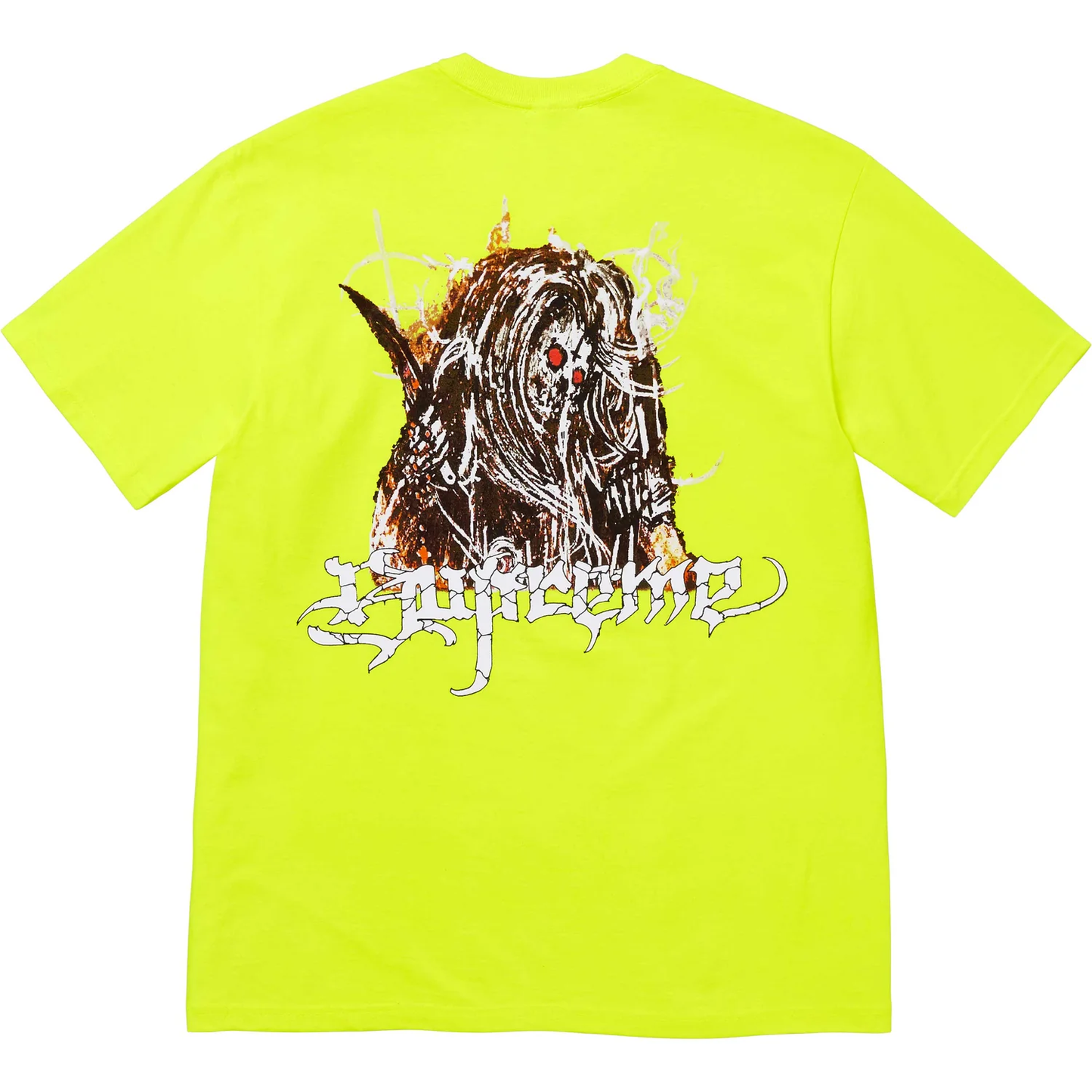 Supreme Satan Fluorescent Yellow Tee