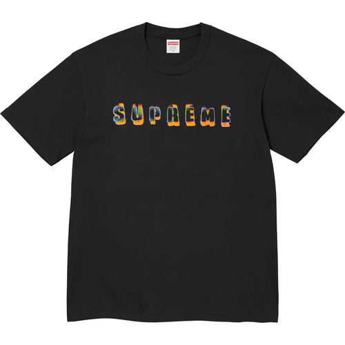 Supreme Stencil Black Tee