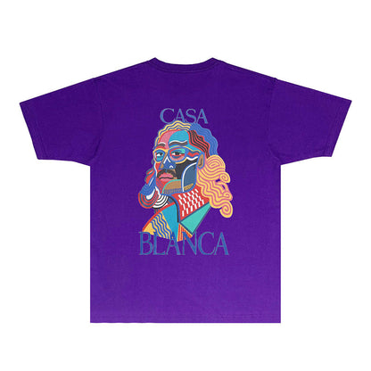 Casablanca T Shirts Fashion Print Street