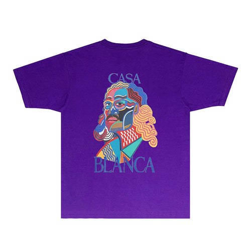 Casablanca T Shirts Fashion Print Street