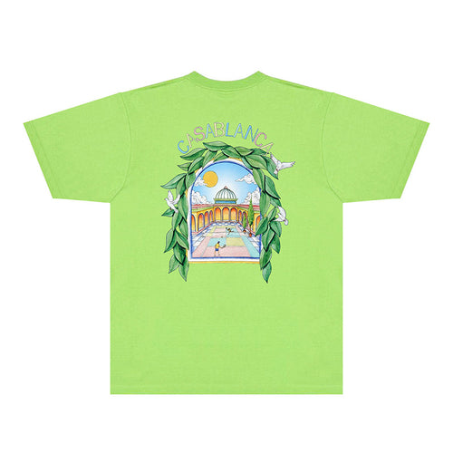 Casablanca T Shirts Fashion Print Street