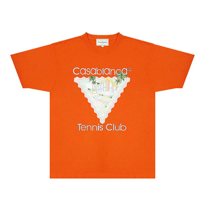 Casablanca T Shirts Fashion Print Street