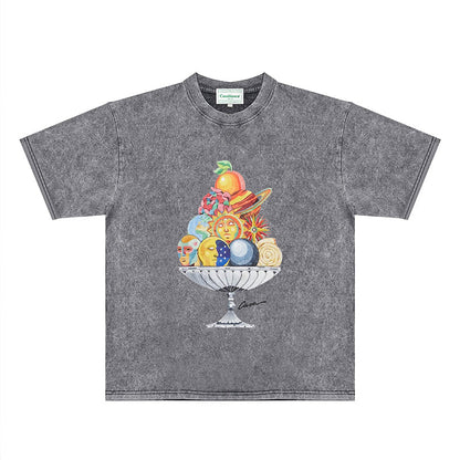 Casablanca Distressed T-Shirt