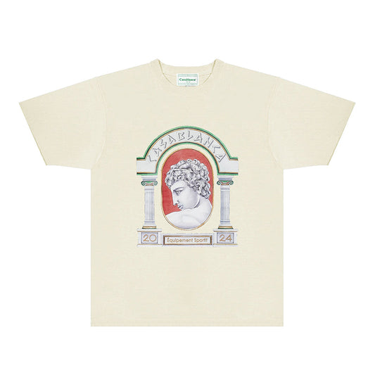 Casablanca T Shirts Fashion Print Street