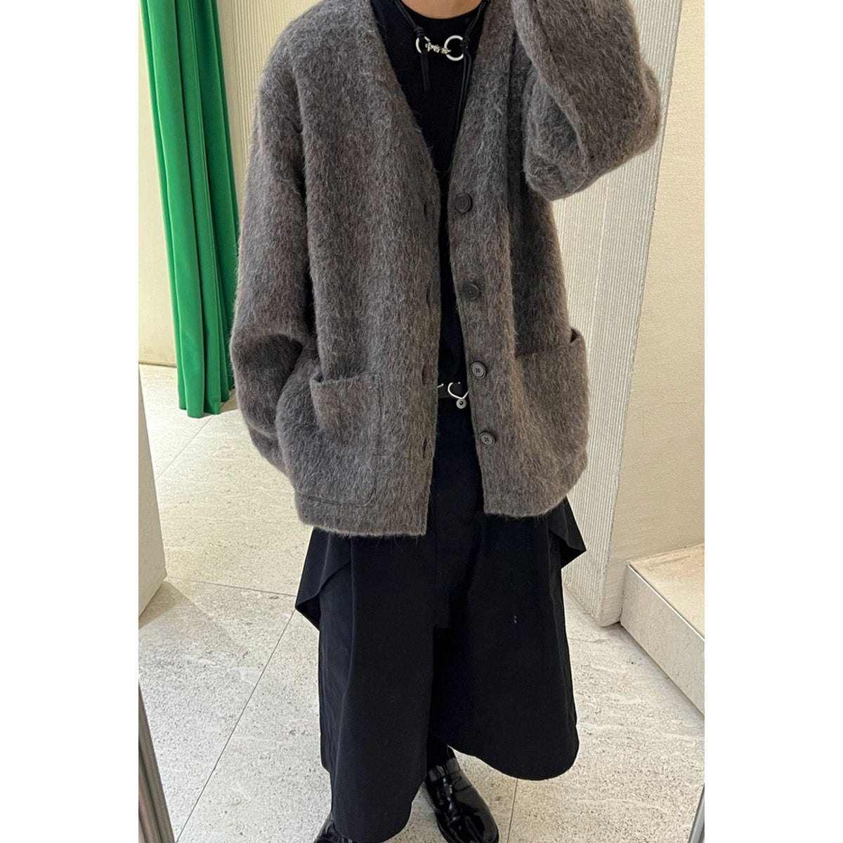 Unisex Sweater Our Legacy Casual Loose Cardigan Sweater