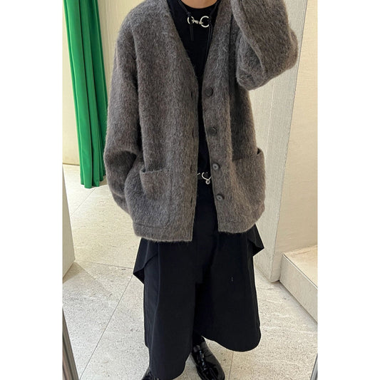 Unisex Sweater Our Legacy Casual Loose Cardigan Sweater