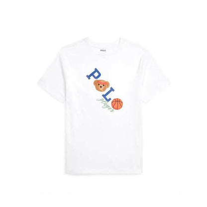 Summer Classic Polo Print Men's and Women's Short Sleeves Pu