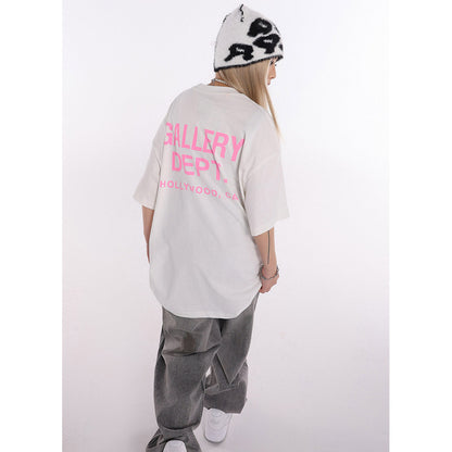 Unisex T-Shirts GALLERY DEPT Summer Loose Tee
