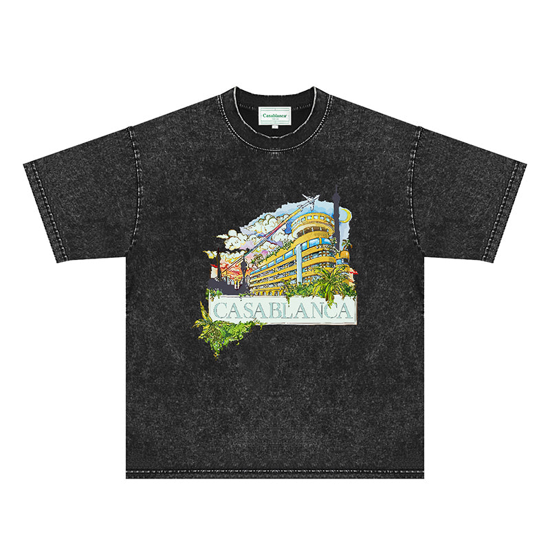 Casablanca Distressed T-Shirt
