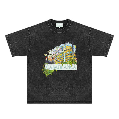 Casablanca Distressed T-Shirt