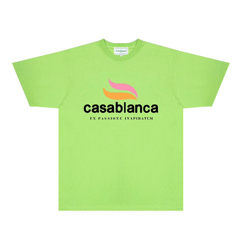 Casablanca T Shirts Fashion Print Street