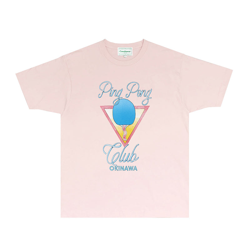 Casablanca T Shirts Fashion Print Street