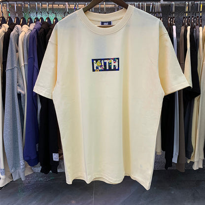 Kith T-Shirt Kith Begonia Floral Classic Box Logo Tee