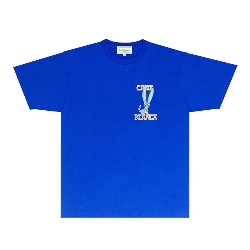 Casablanca T Shirts Fashion Print Street